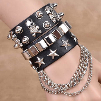 goth wristbands Cheap Sell  OFF 63